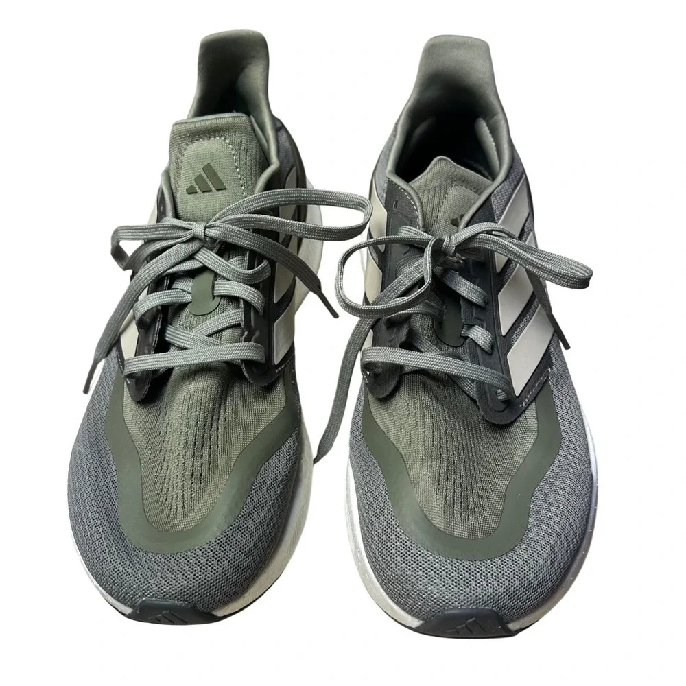 Adidas‎ Pureboost 5 Running Shoes 10.5 Olive Green Light Boost New Blokelore